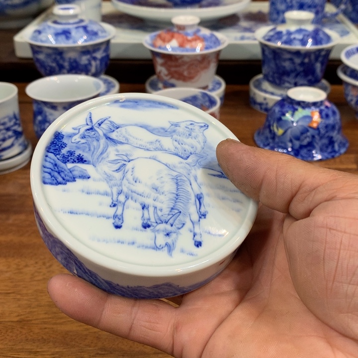 国家一级美术师刘贤涛老师青花