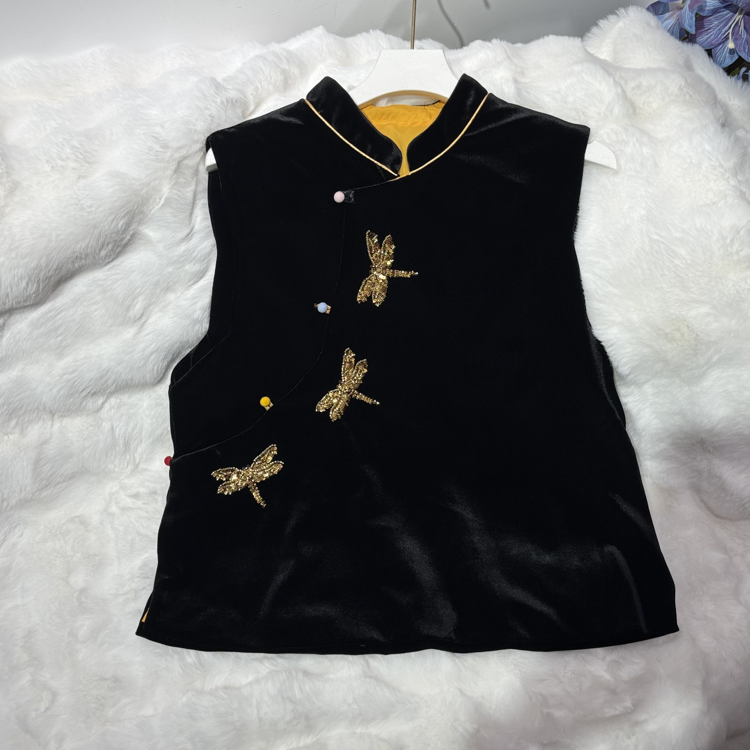 子母依新中式马甲25307ICF892