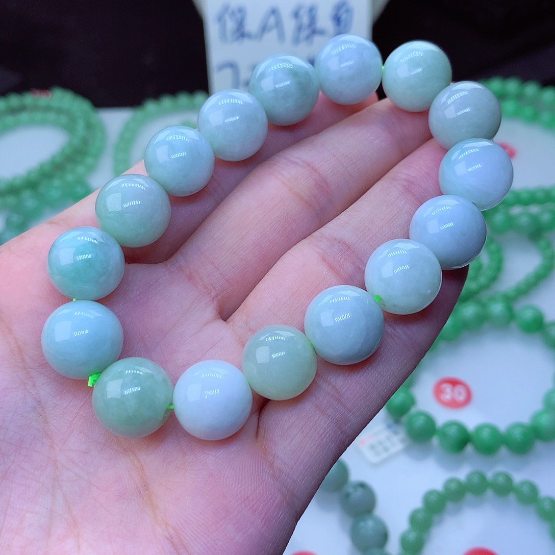 翡翠毛衣链未镶嵌