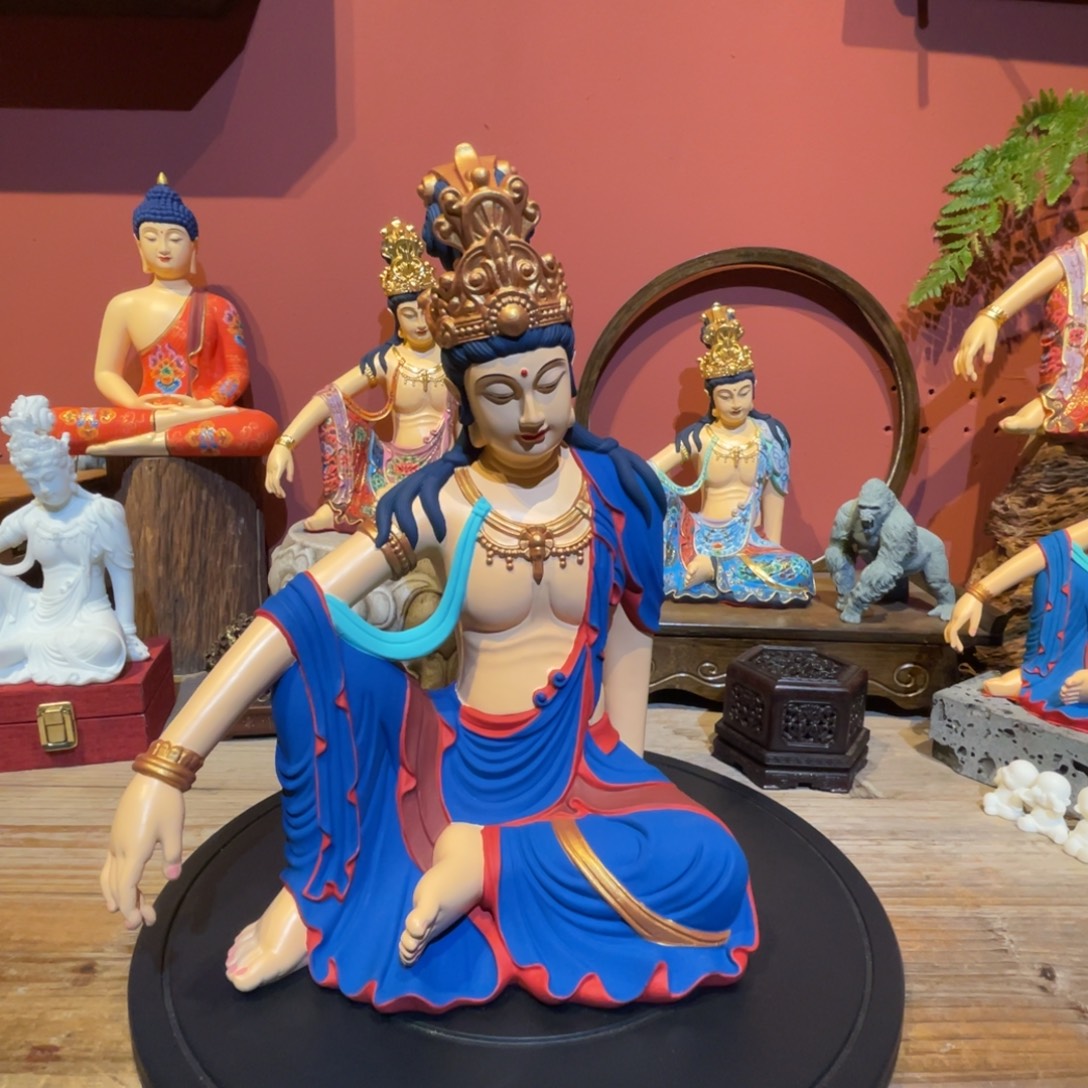 厨***)石材40公分自在观音