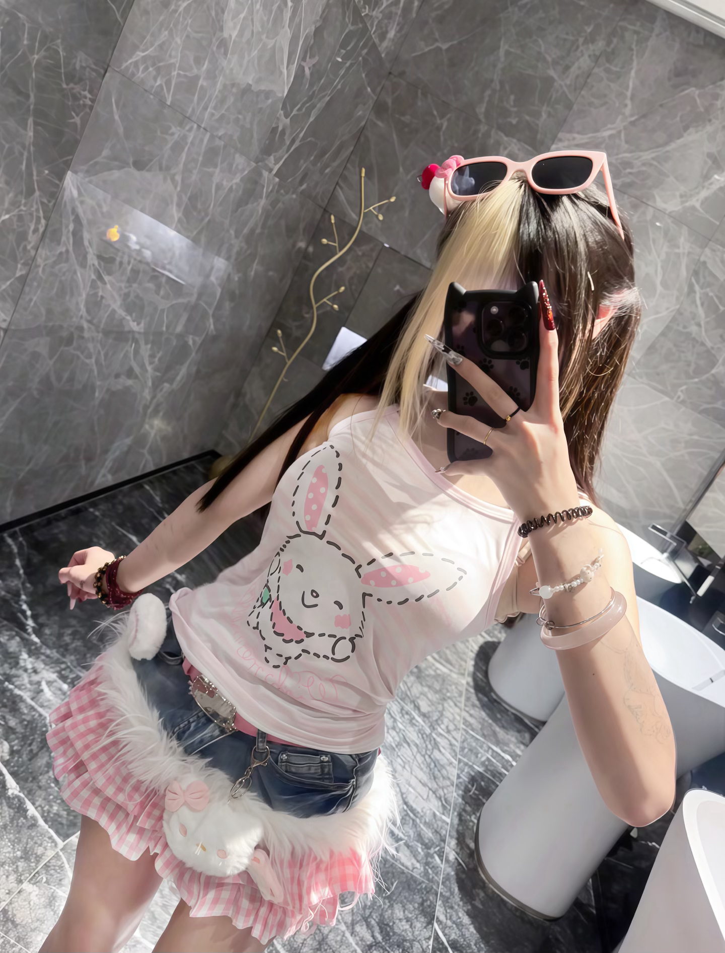 【直播下单】复古辣妹y2k手作短裤 短裙 ~ 可爱甜美风❤下单请备注