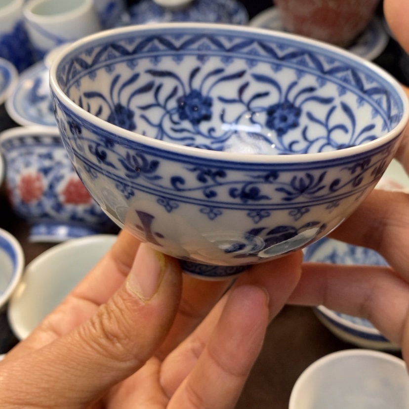 【闪购商品】景德镇青花主人杯