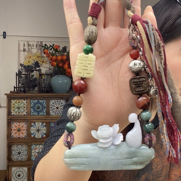 翡翠项链未镶嵌项链