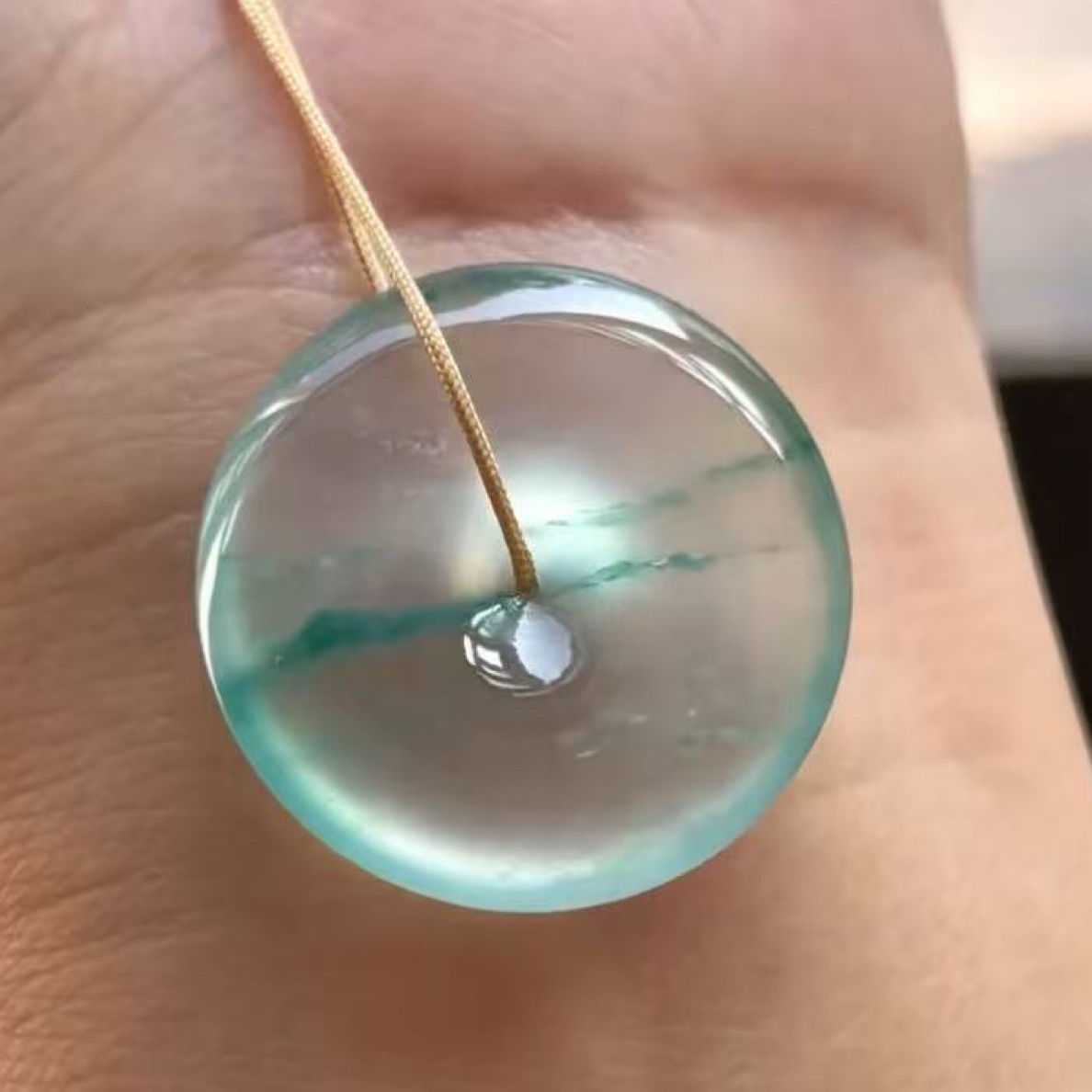 A货平安扣颈饰14号