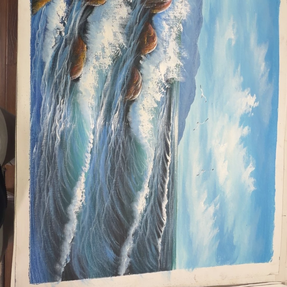 油画加油加油努力加油努力