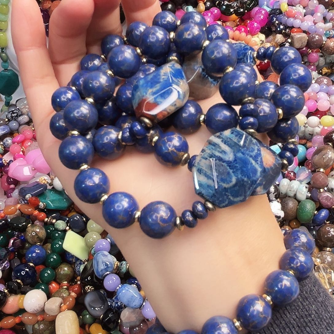 玛瑙/玉髓合金手链松