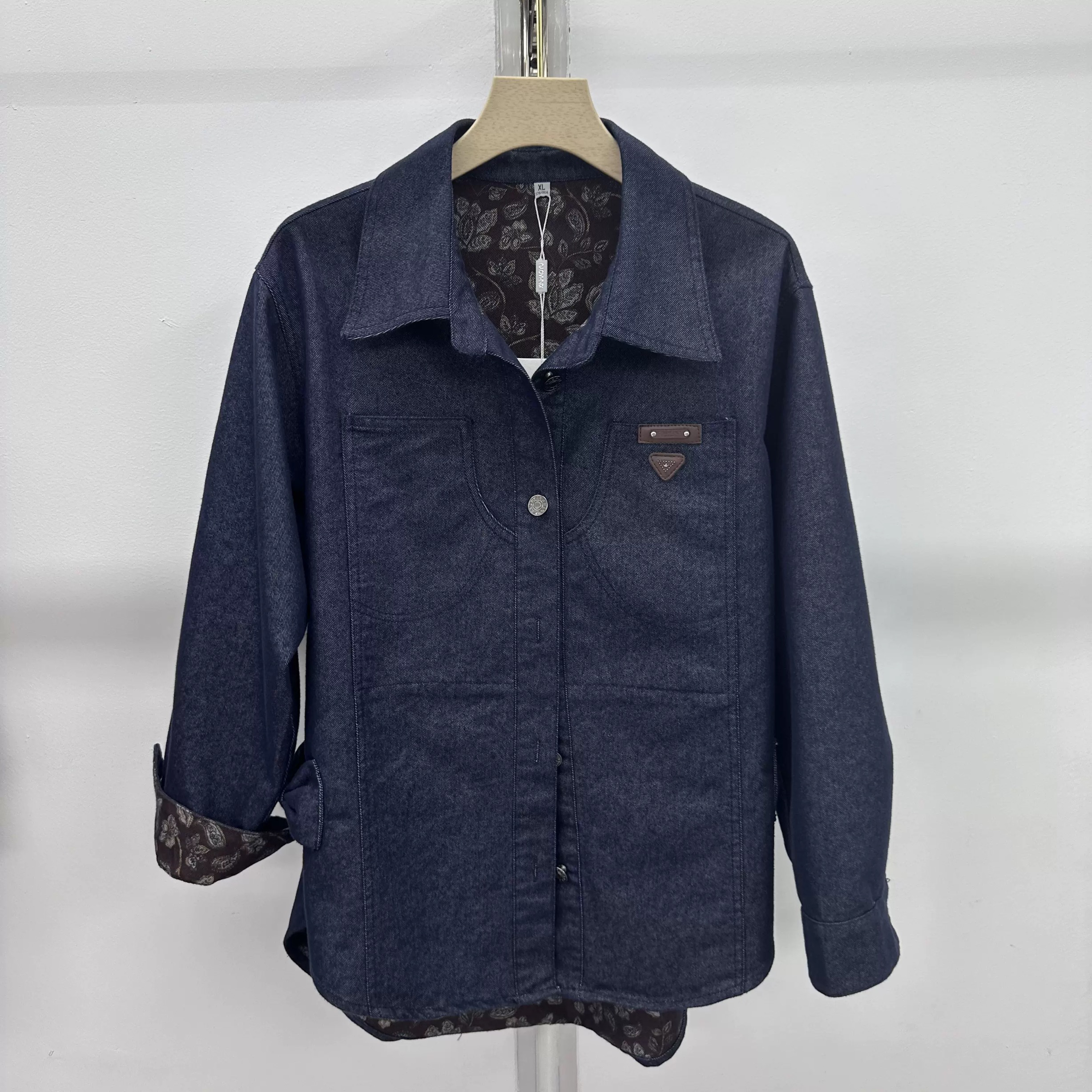 大美小美 秋季新款牛仔外套显瘦减龄时髦上