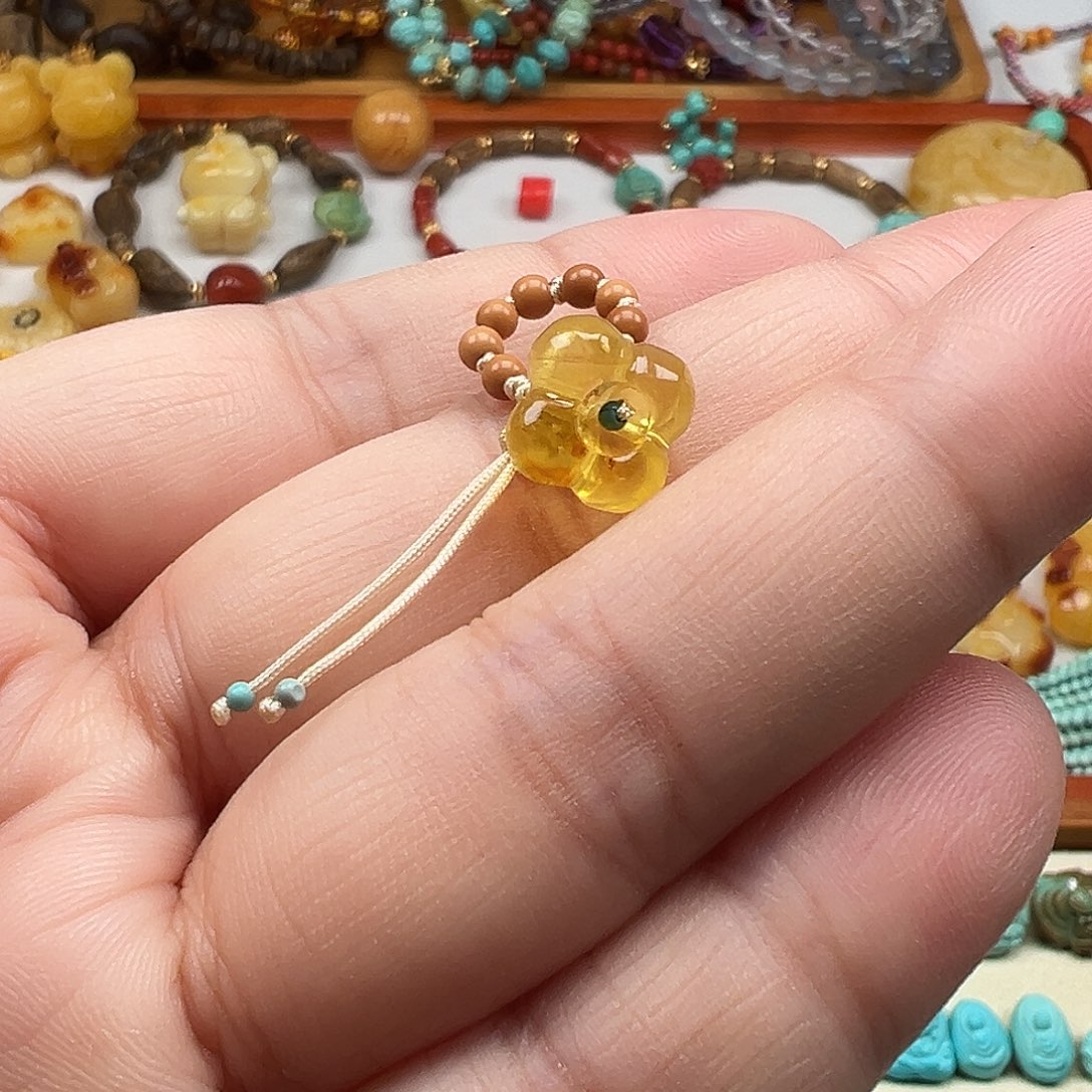 琥珀吊坠(不含链)未镶嵌