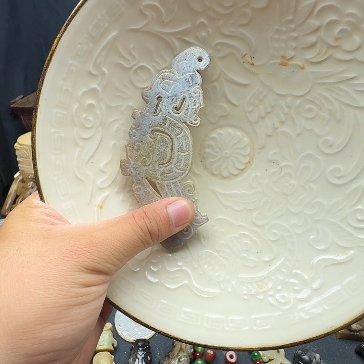 手工艺品琉璃精品瓷器钰一件好
