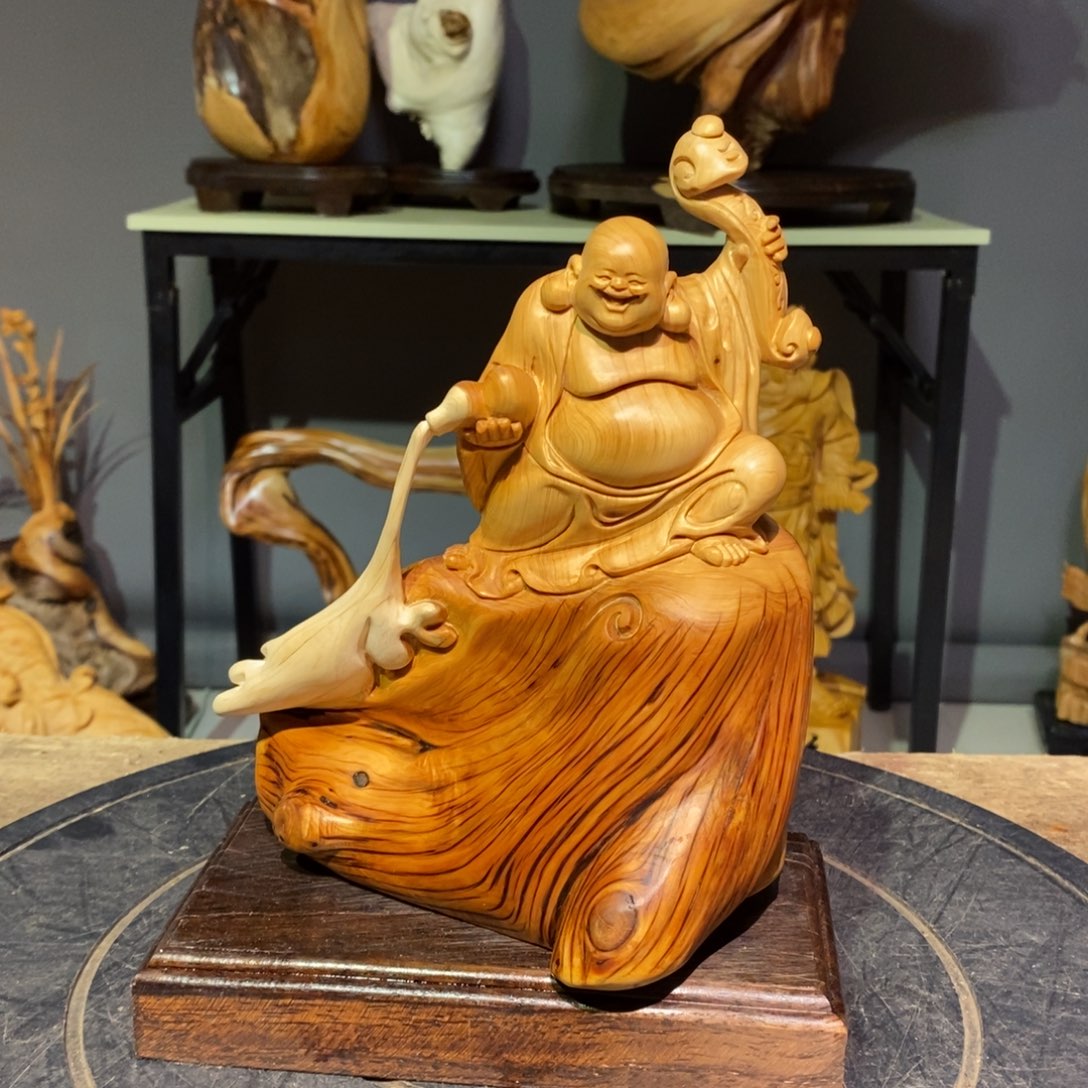 柏木（崖柏）崖柏木雕刻