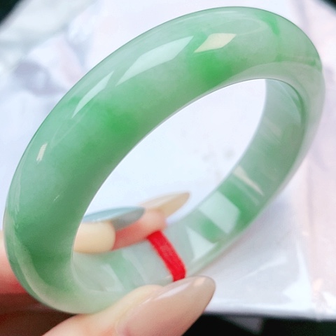 未镶嵌手镯翡翠52圈口080057