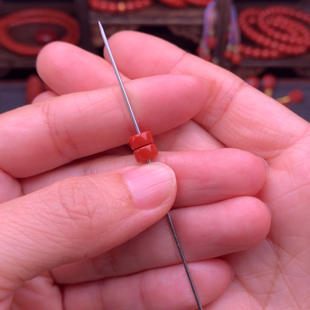 何***燕南红玛瑙未镶嵌配饰