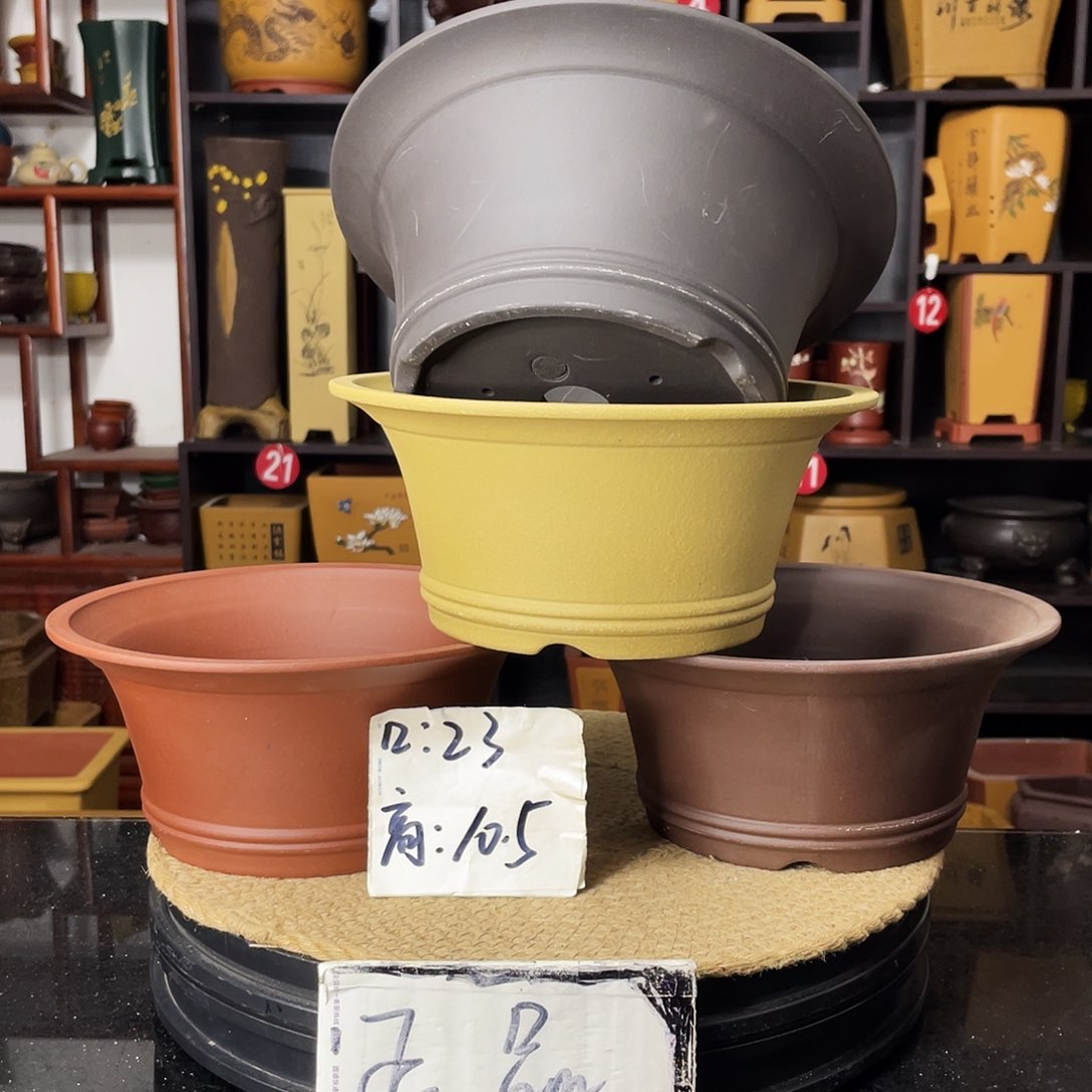 紫砂D-婉秋紫砂花盆