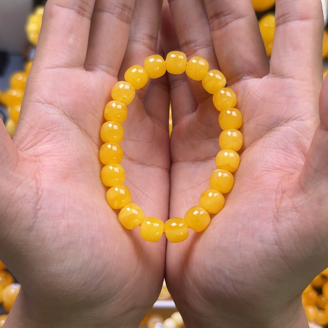 未镶嵌蜜蜡珠宝奇石10mm