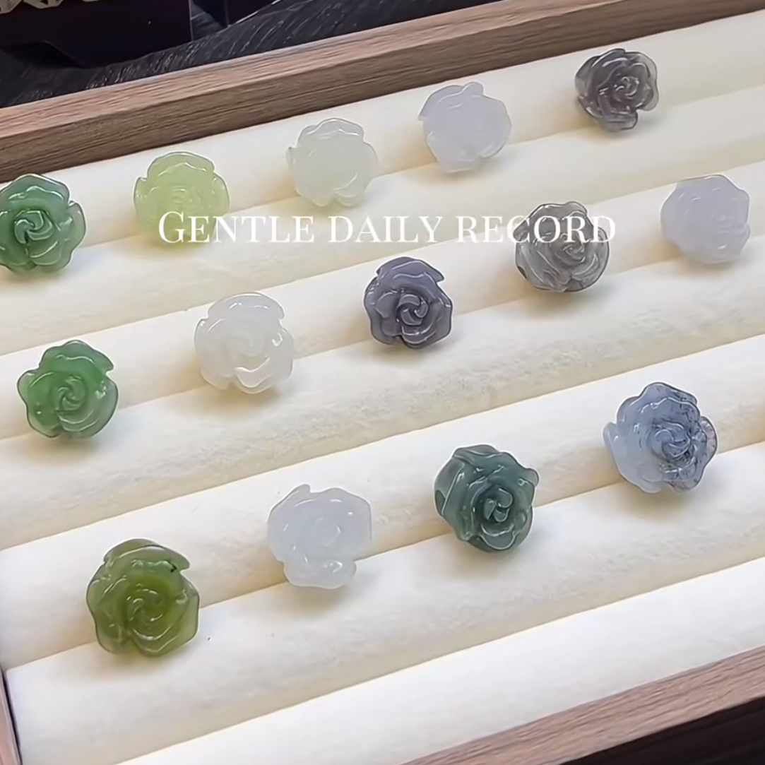 和田玉浪漫玫瑰花