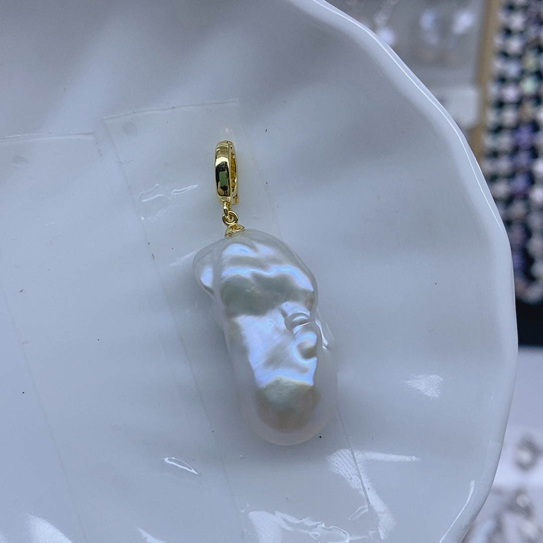 淡水珍珠吊坠(不含链)未镶嵌