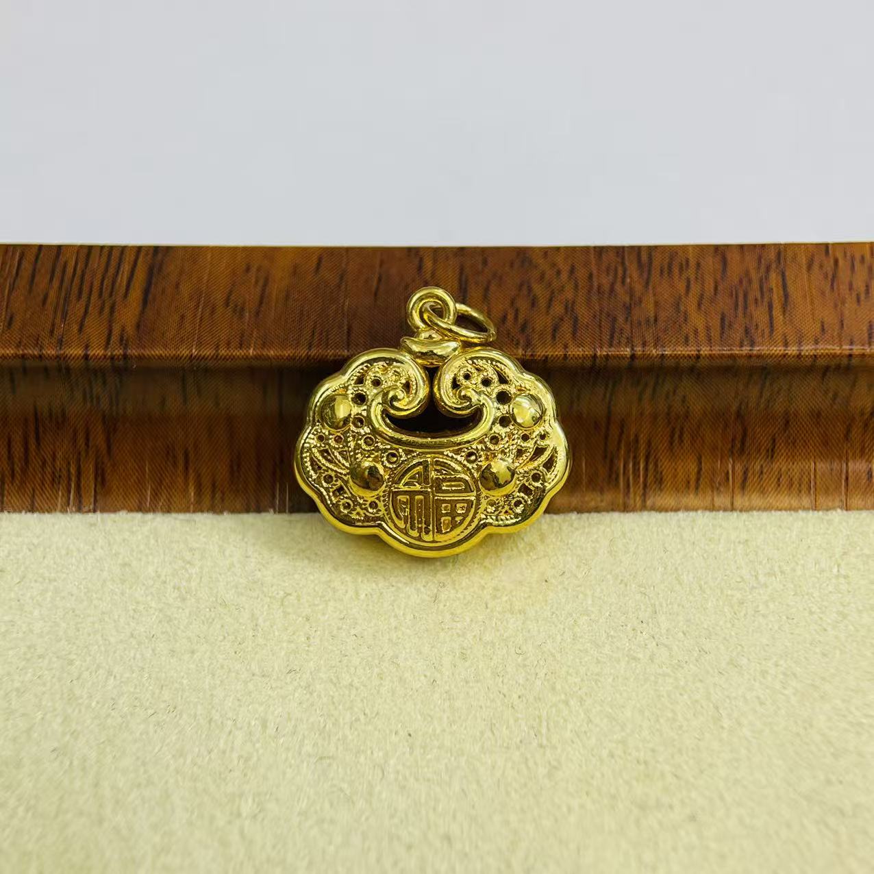 新金社黄金足金999中福锁DP1892-0670