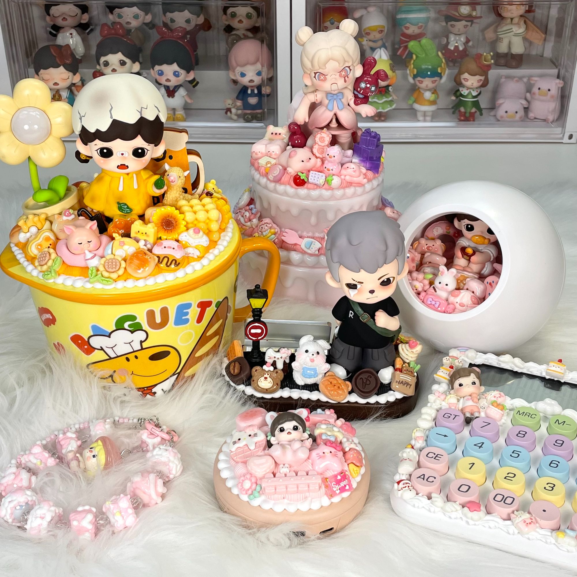 【主播现拆】饭团手工DIY奶油胶大礼包