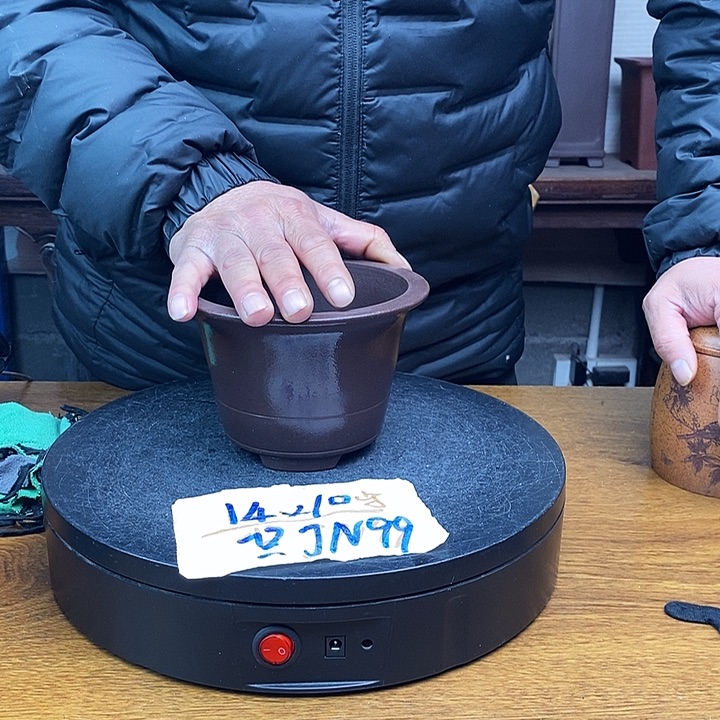 紫砂花盆货号一只JN99
