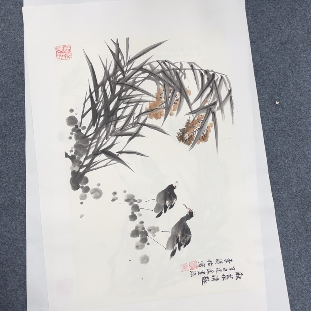 国画手绘画作品和绘画