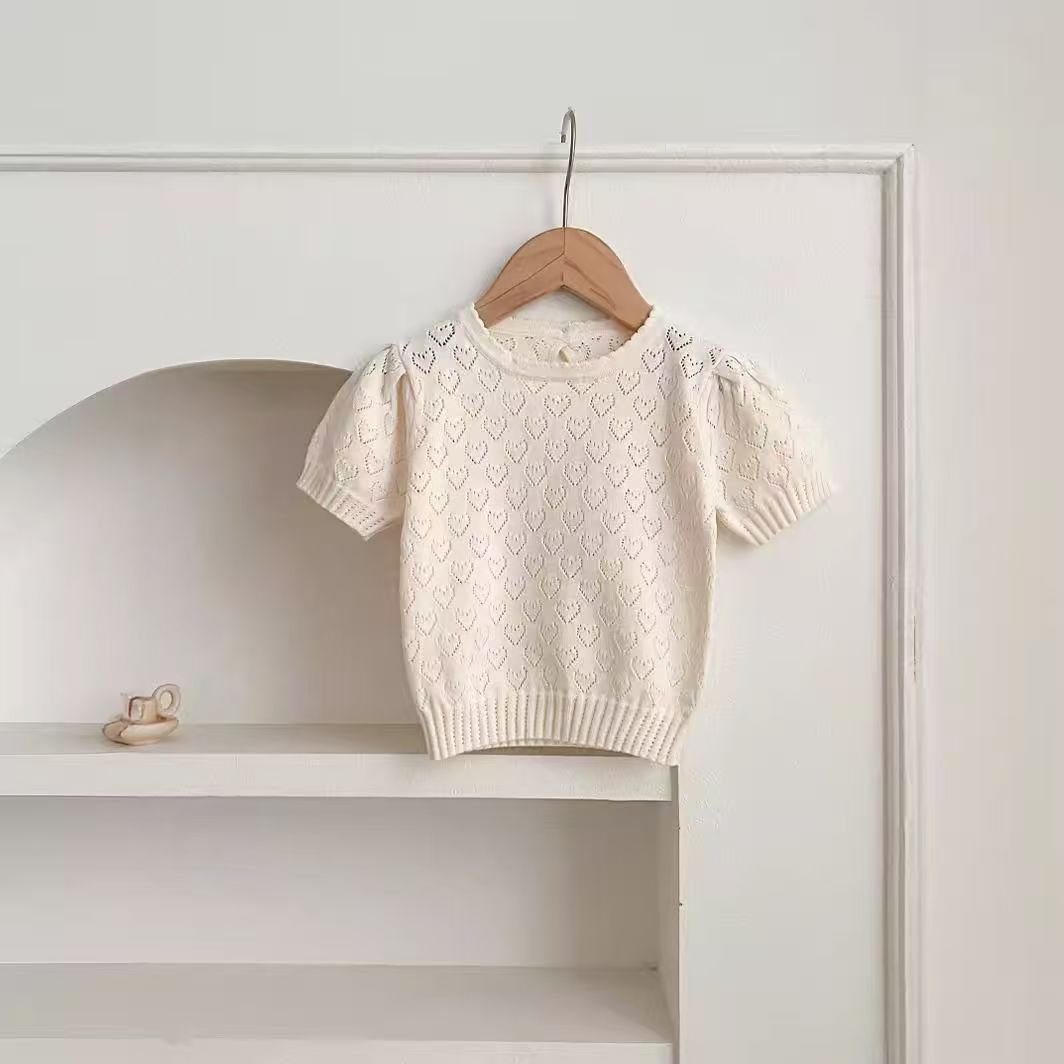 厂 【菲】 童时尚休闲半袖针织衫货号F52004A003