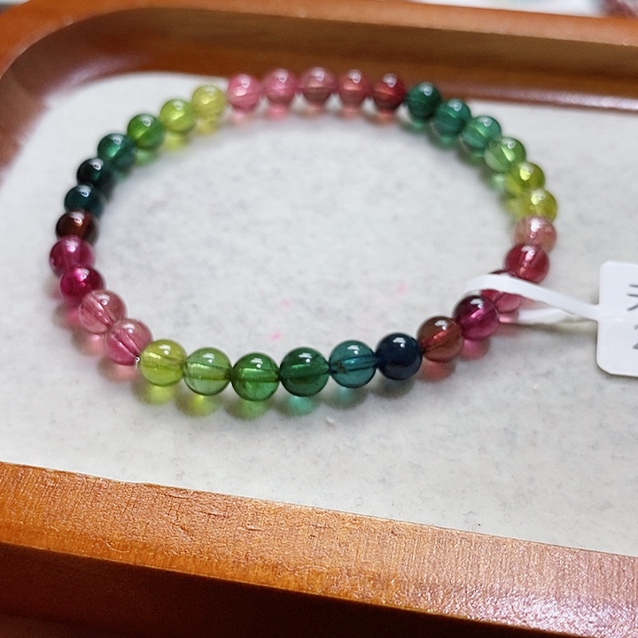 碧玺手链未镶嵌碧玺手串5.7