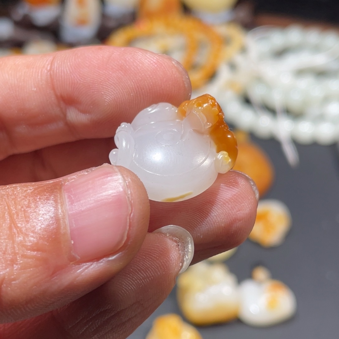 和田玉吊坠(不含链)未镶嵌