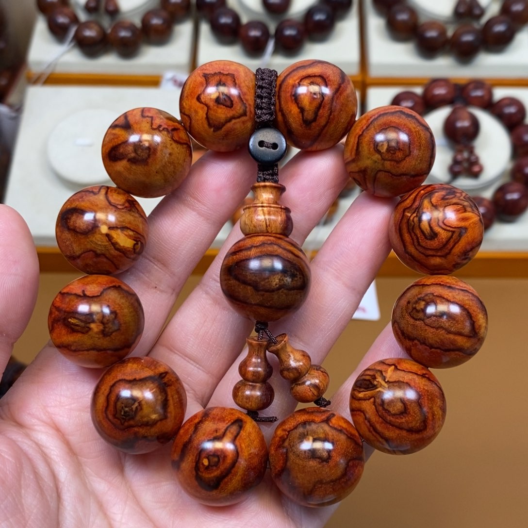 黄花梨/降香黄檀手串/手链海南黄花梨