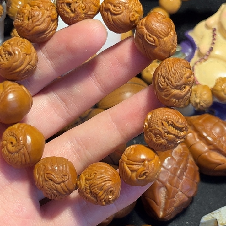 手串/手链橄榄核十二生肖恶僧
