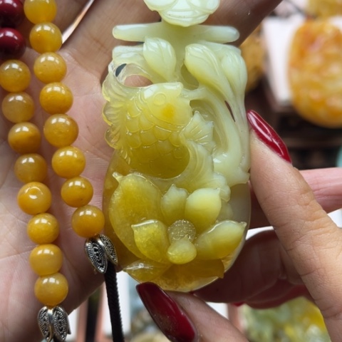 岫玉挂件未镶嵌挂件