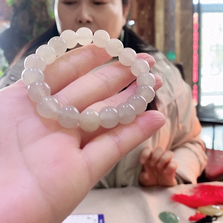 密玉（石英质玉）手链未镶嵌