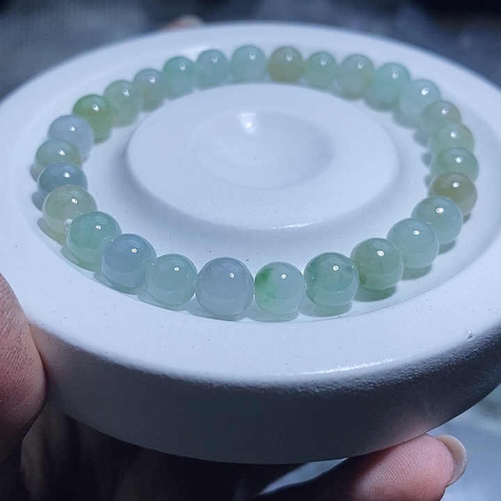 未镶嵌手串翡翠天然缅甸A货翡翠7.2