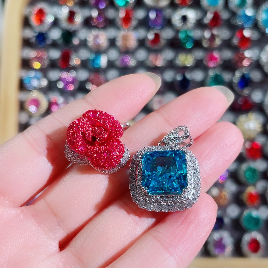 合成立方氧化锆纯铜