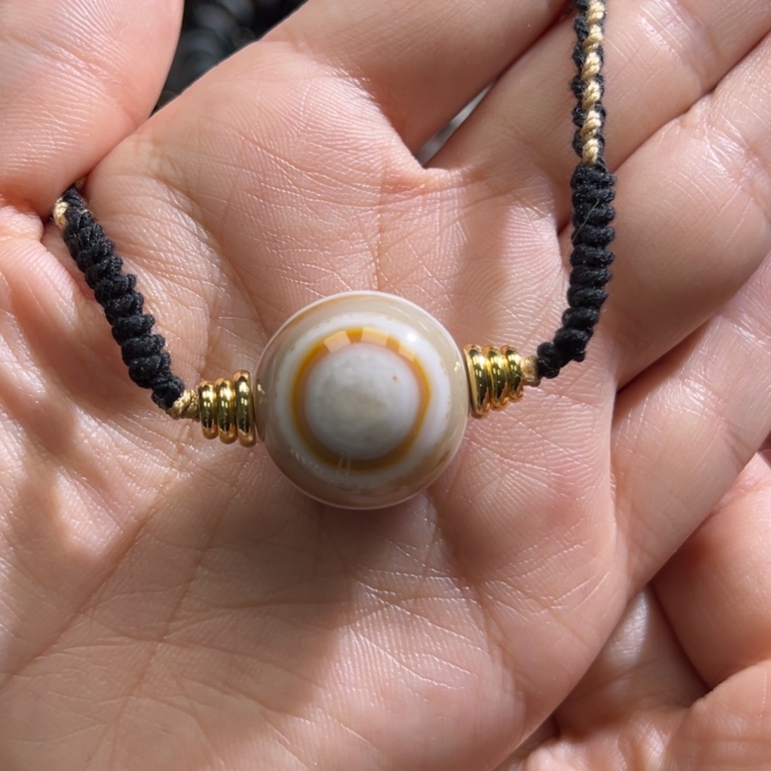 玛瑙/玉髓合金颈饰