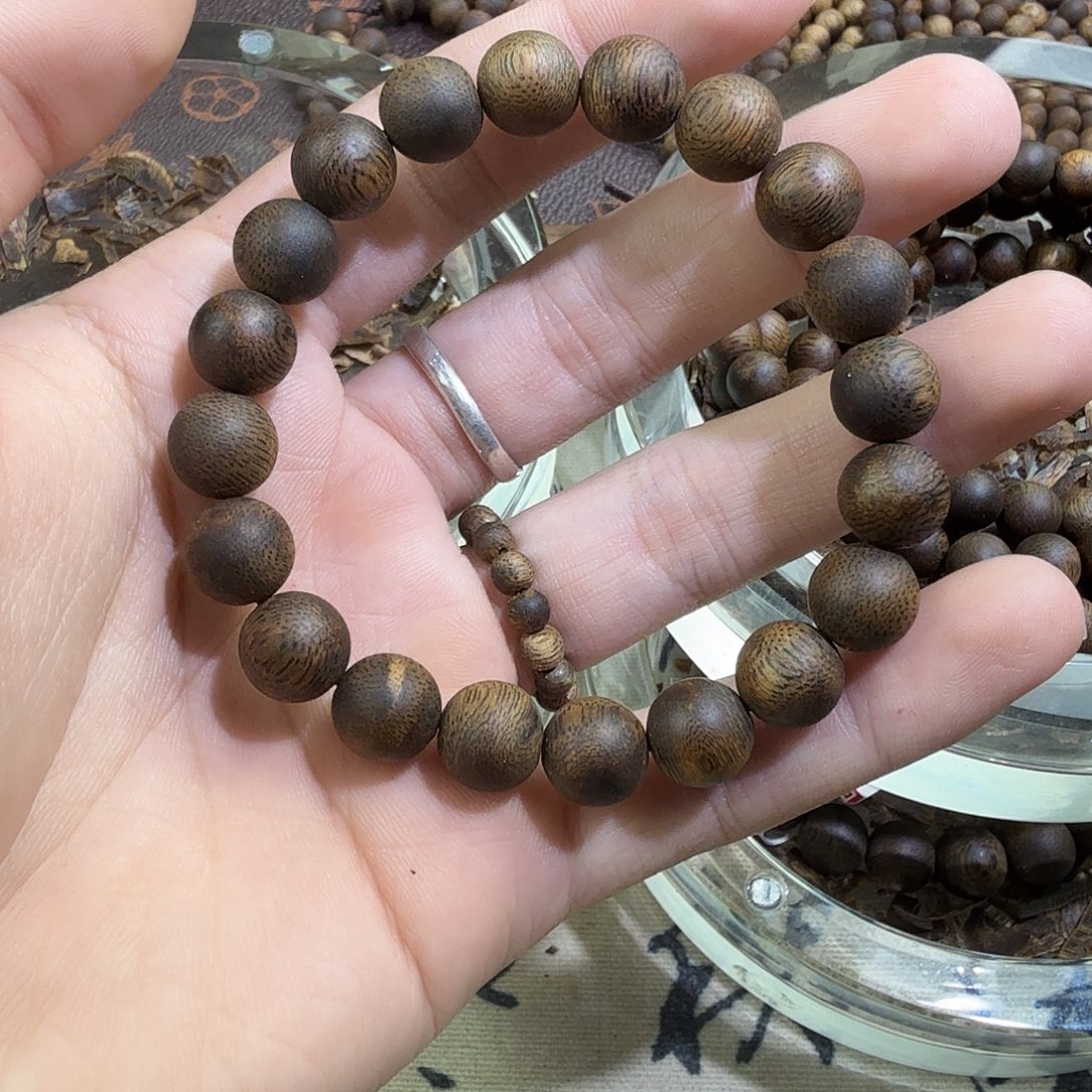 沉香手串圆珠单圈1.0-11g+