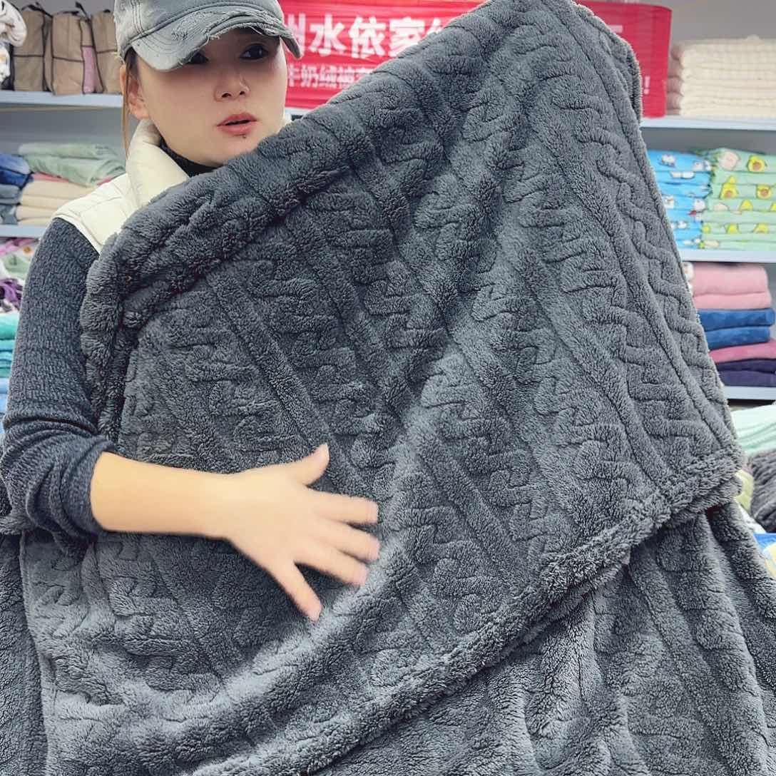 羊驼毛180.200塔夫绒剪花毯，速热