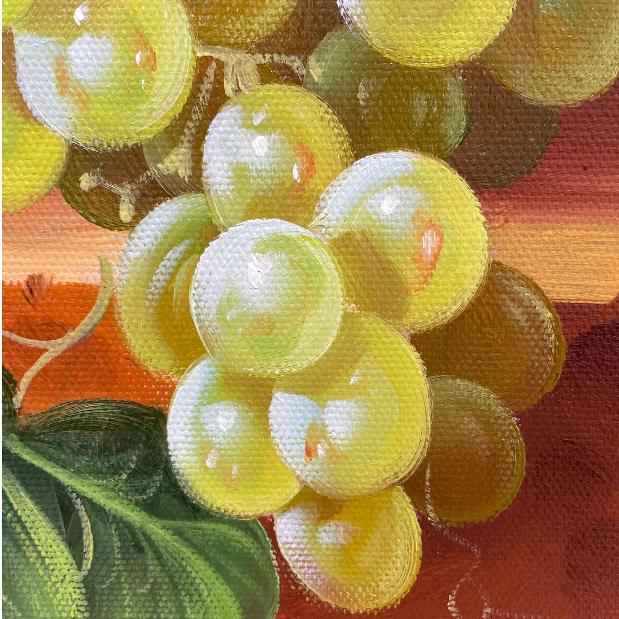 林彦新-***-7.11号 静物水果- 约50*60厘米-手绘油画-麻布