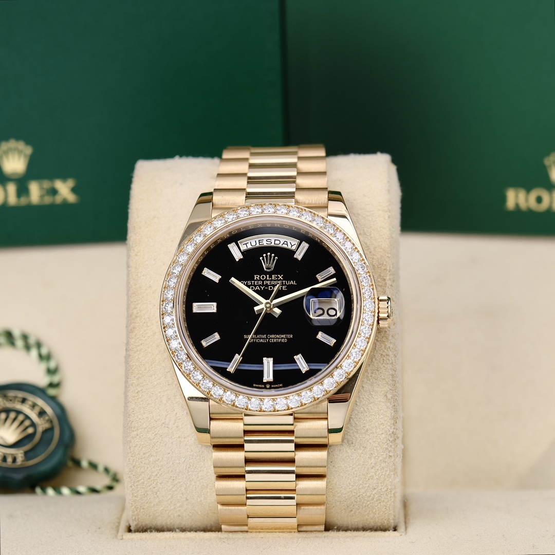 95新 Rolex/劳力士 228348 18K黄金 40mm 2022年12月保卡
