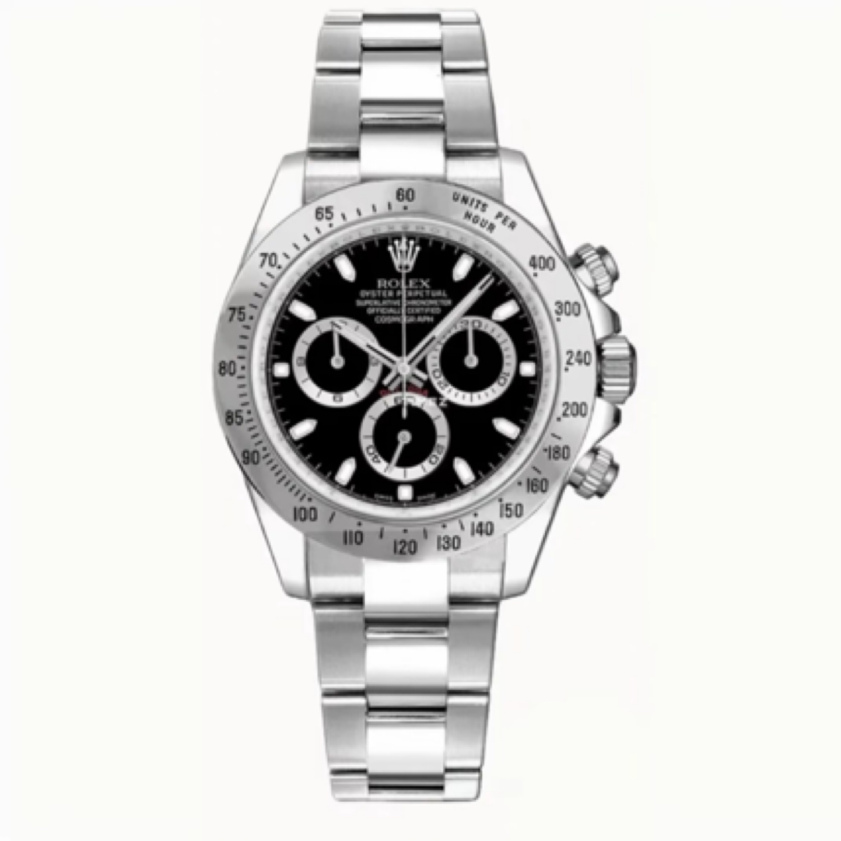 95新 Rolex/劳力士 型号116520黑钢迪表径40自动机械表男款