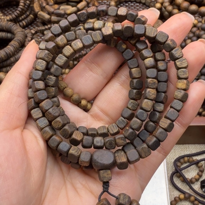 小***蓝沉香碎屑奇楠沉水0.5方糖多圈20.8克