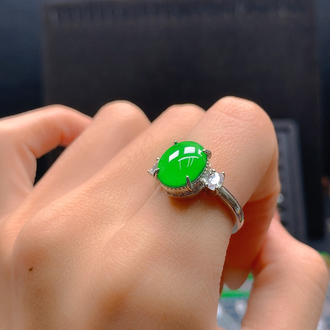 未镶嵌戒指翡翠天然翡翠