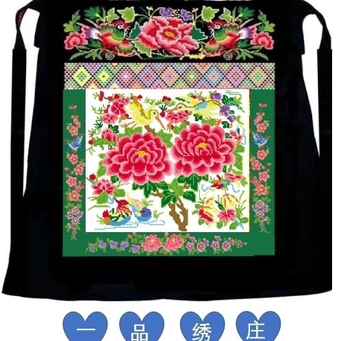 未镶边 500套装暗香疏影白底十字绣自己绣