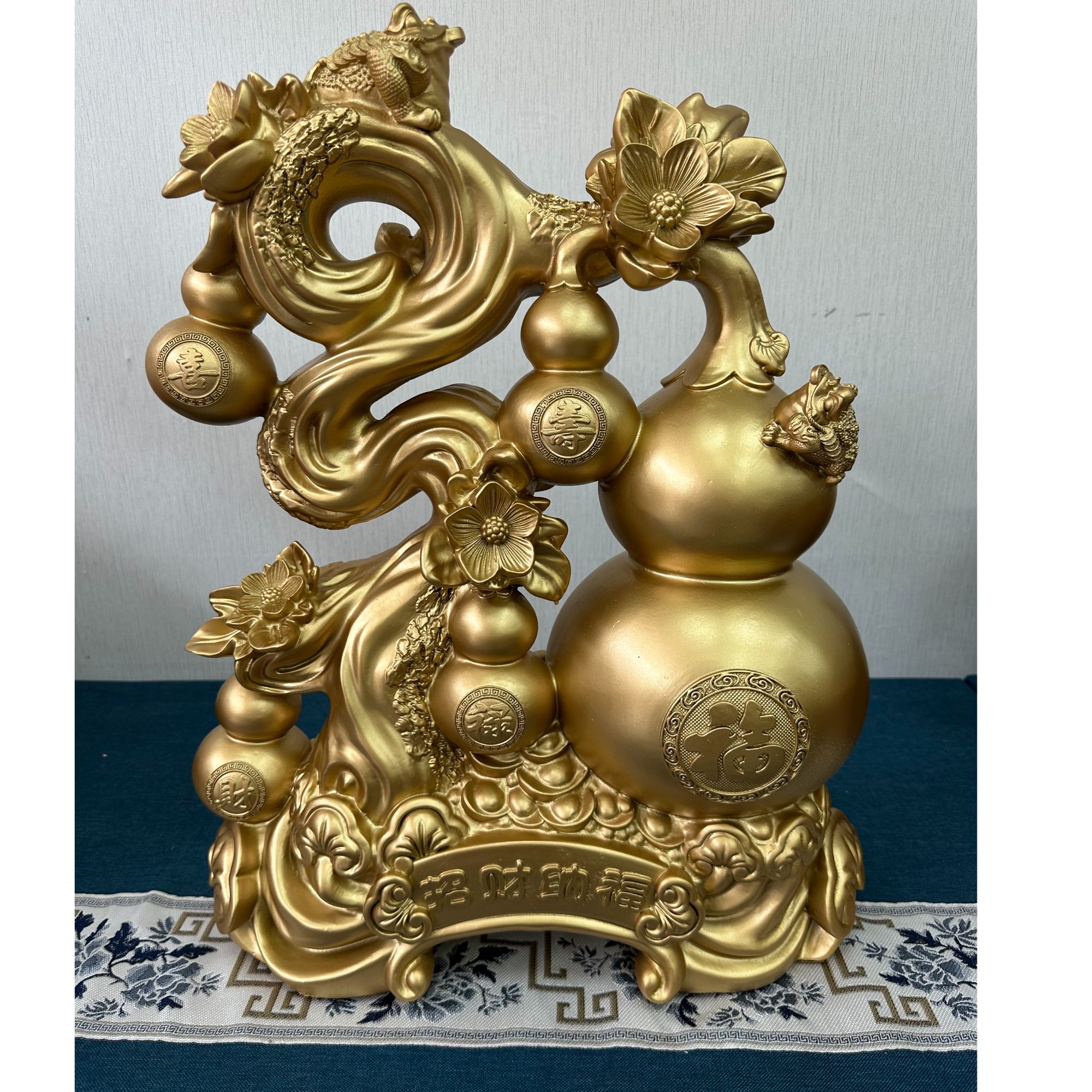 【招财纳福】高约45CM 五福葫芦客厅玄关摆件