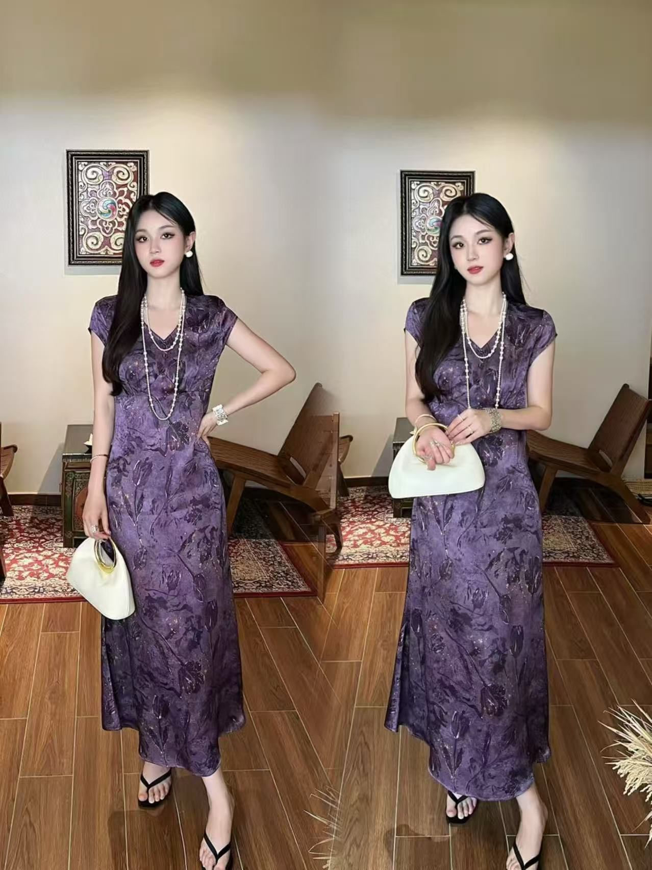 【范希家】2025夏季新款小众设计款连衣裙（62297）NO退NO换