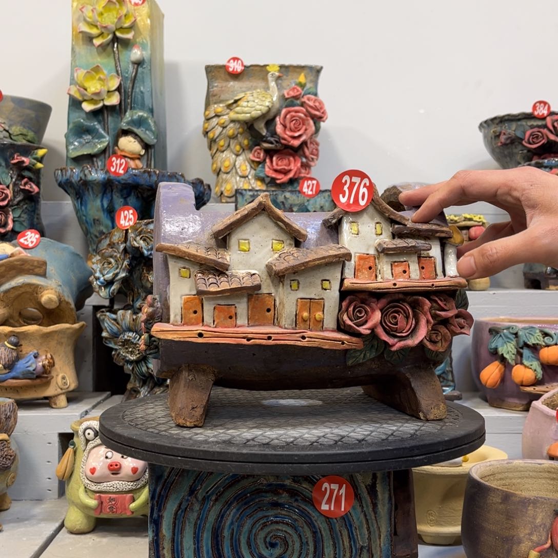 陶瓷376号新年福利特价陶然花器