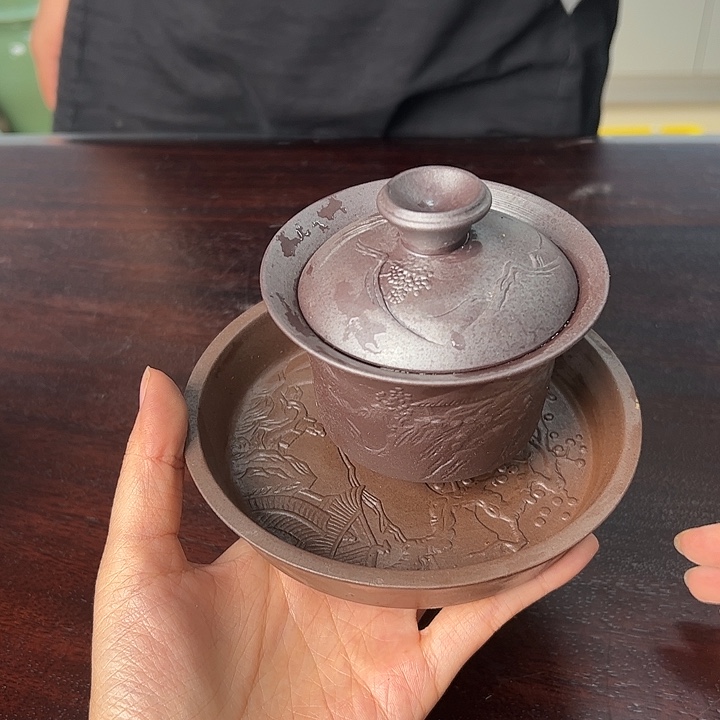 龙泉云间青瓷小米茶器