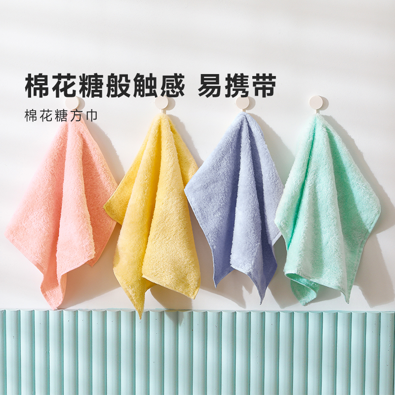 UCHINO/内野全棉棉花糖小方巾婴儿吸水巾
