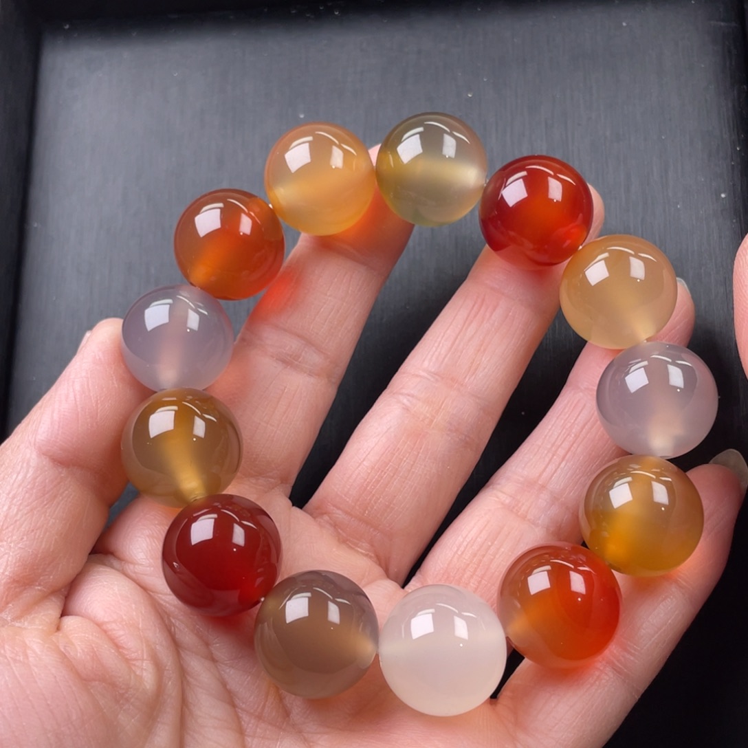 玛瑙/玉髓手链未镶嵌