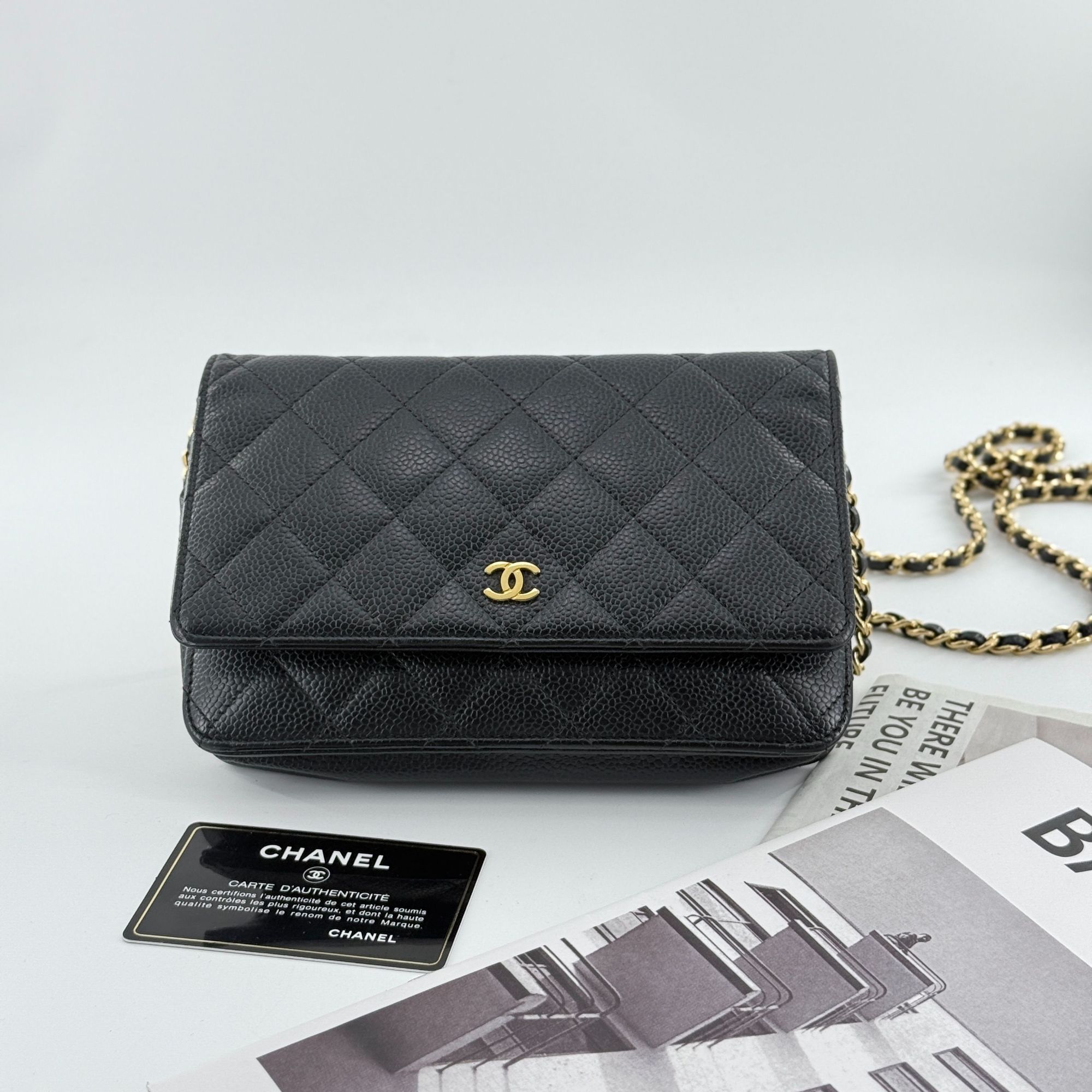 99新 Chanel/香奈儿  Chanel香奈儿发财woc链条包