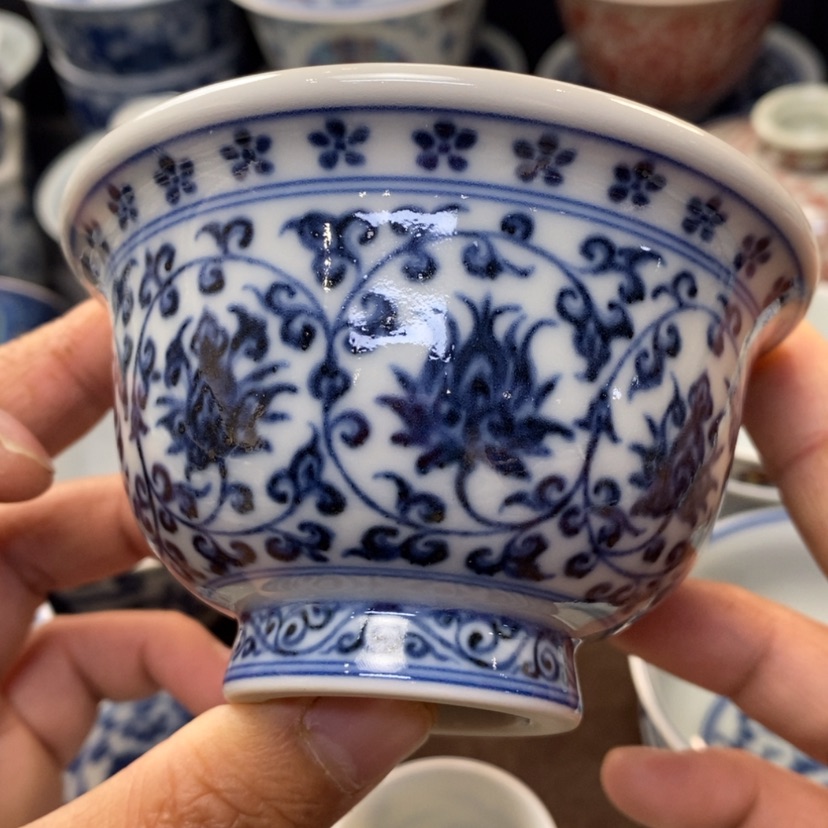 【闪购商品】景德镇青花主人杯